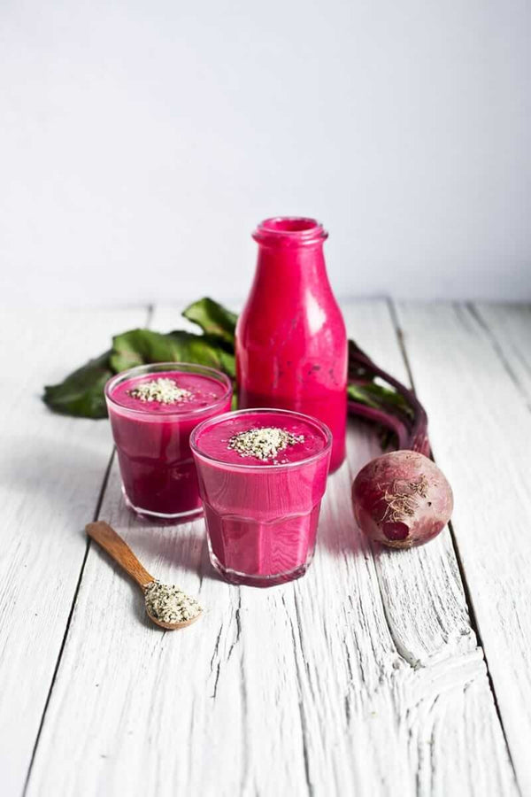 Beet, Raspberry and Hemp Smoothie