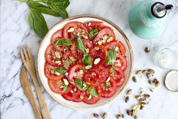 Heirloom Tomato Salad with Pistachios - Salad Recipe