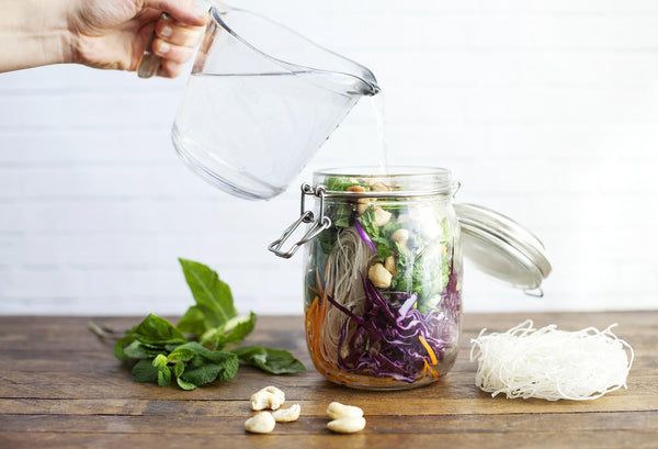 Quick 'n' Easy Miso Soup to Go with Roasted Cashews and Pumpkin Seeds - Soup Recipe