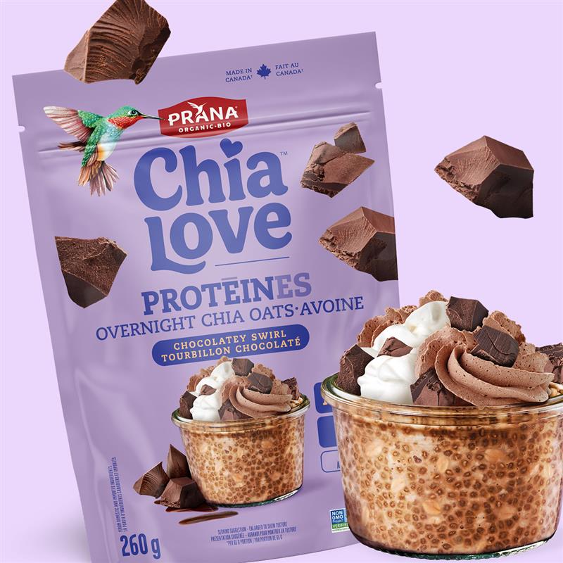 Chialove Protein – Overnight Chia Oats Chocolatey Swirl – Prana Foods Chialove Protein – Overnight Chia Oats Chocolatey Swirl – Prana Foods