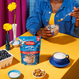 Overnight Chia-avoine biologique avec Protéines – Muffin aux bleuets