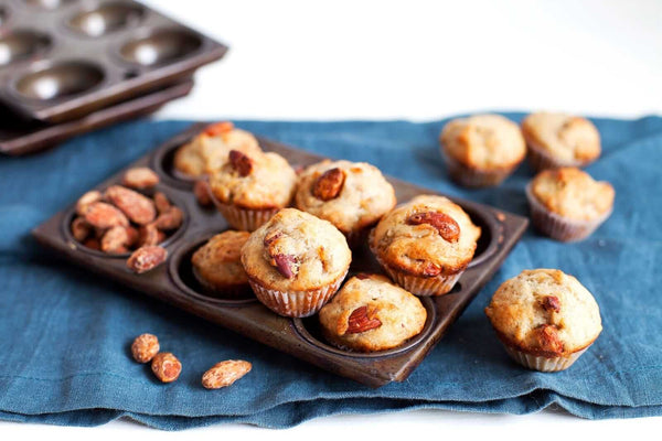 Amandine Banana Mini Muffins - Dessert Recipe
