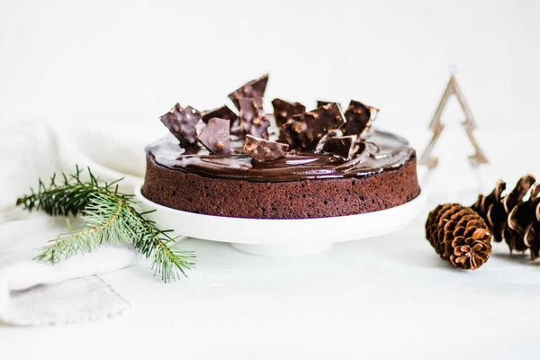 Decadent Chocolate Cake with CARAZEL Chocolate Bark - Dessert Recipe