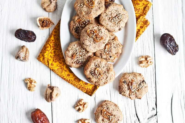 Fig, Date and Walnut Cookie - Dessert Recipe