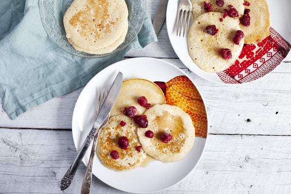 Fluffy Pancakes with Lemon Zest - Breakfast Recipe