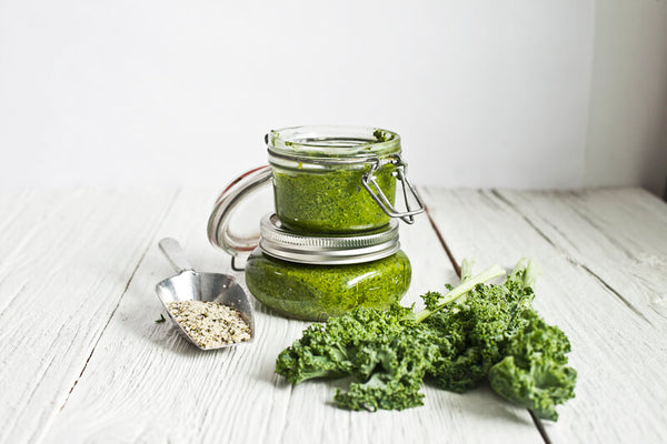 Kale, Basil and Hemp Pesto - Appetizer Recipe