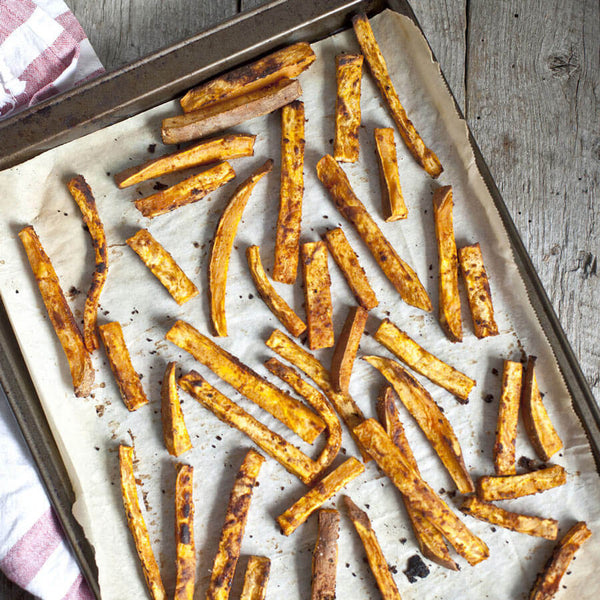 Maca Sweet Potato Fries - Appetizer Recipe