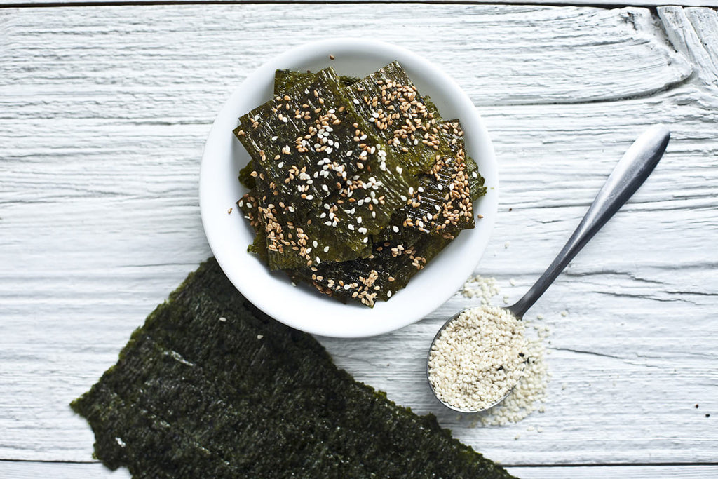 Chips d'algues nori et sésame - Recette entrées et à côtés – Prana