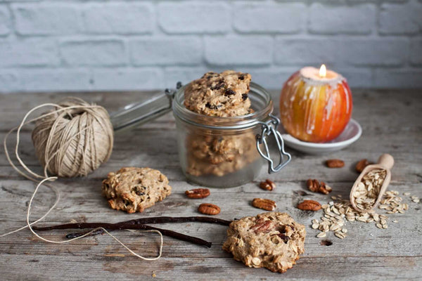 Oatmeal, Cranberry and Pecan Cookies - Dessert Recipe