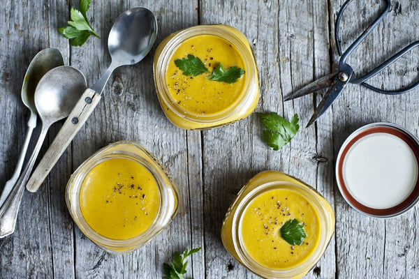 Raw 4-Spice Carrot Cream Soup- Soup Recipe
