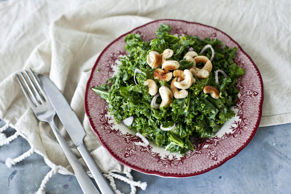 Spicy Nut Kale Salad - Salad Recipe
