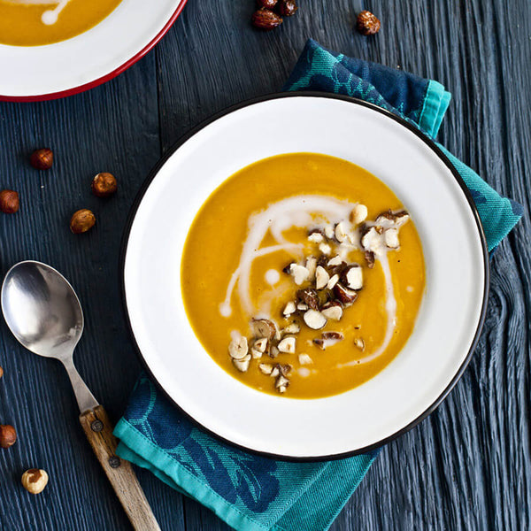 Sweet Potato, Coconut Milk and Hazelnut Soup - Soup Recipe