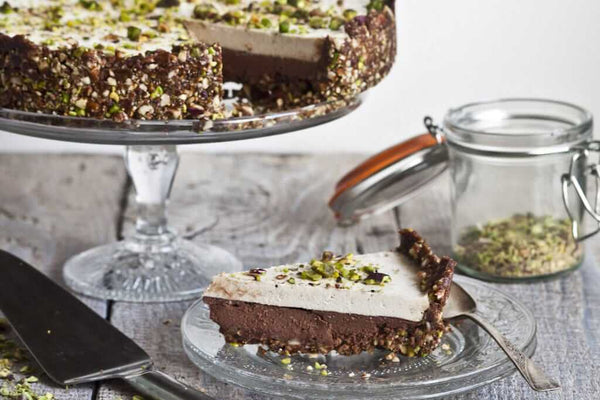 Vegan Double Chocolate and Hazelnut Layered Pie - Dessert Recipe