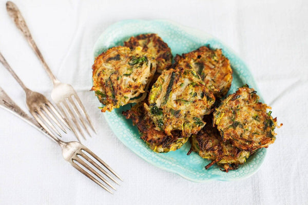 Zucchini Latkes with Herbs & Spices - Appetizer Recipe
