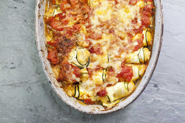 Zucchini and Vegan Ricotta Cannelloni - Main Course Recipe