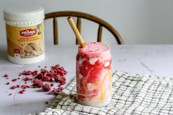 Raspberry & Italian Almond Butter Smoothie