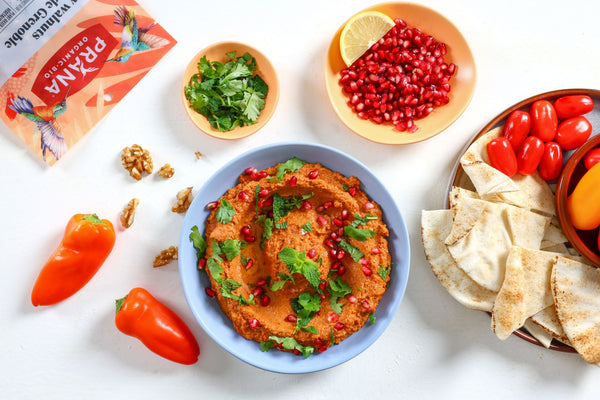 Muhammara: Roasted Red Pepper & Walnut Dip