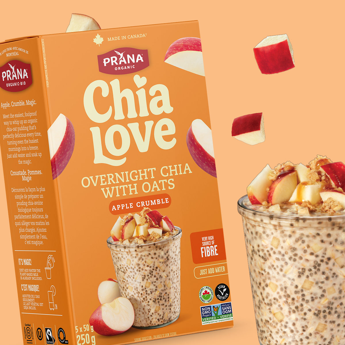 Chialove – Overnight Chia Oats Chocolatey dream – Prana Foods