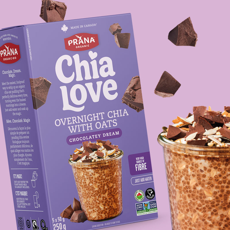 Chialove – Overnight Chia Oats Chocolatey dream – Prana Foods