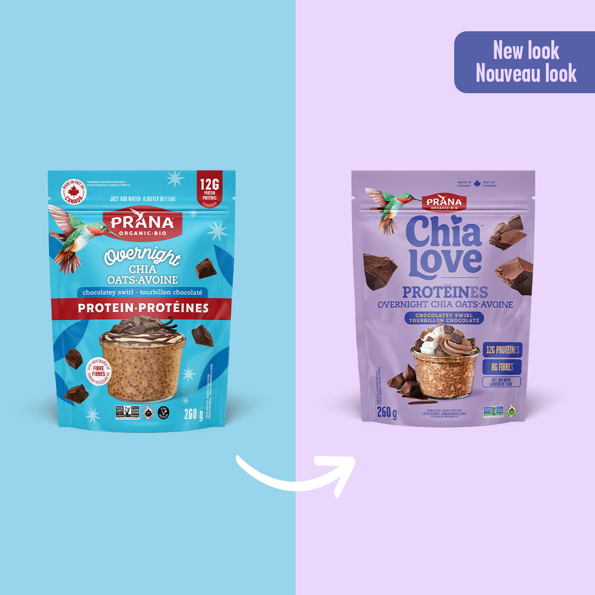 Chialove Protein – Overnight Chia Oats Chocolatey Swirl – Prana Foods