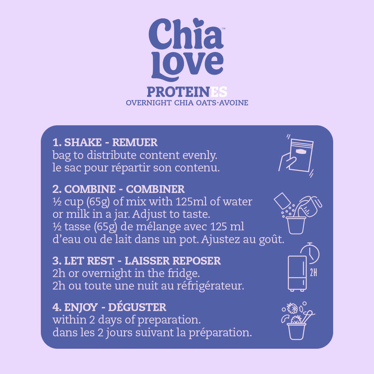 Chialove Protein – Overnight Chia Oats Chocolatey Swirl – Prana Foods