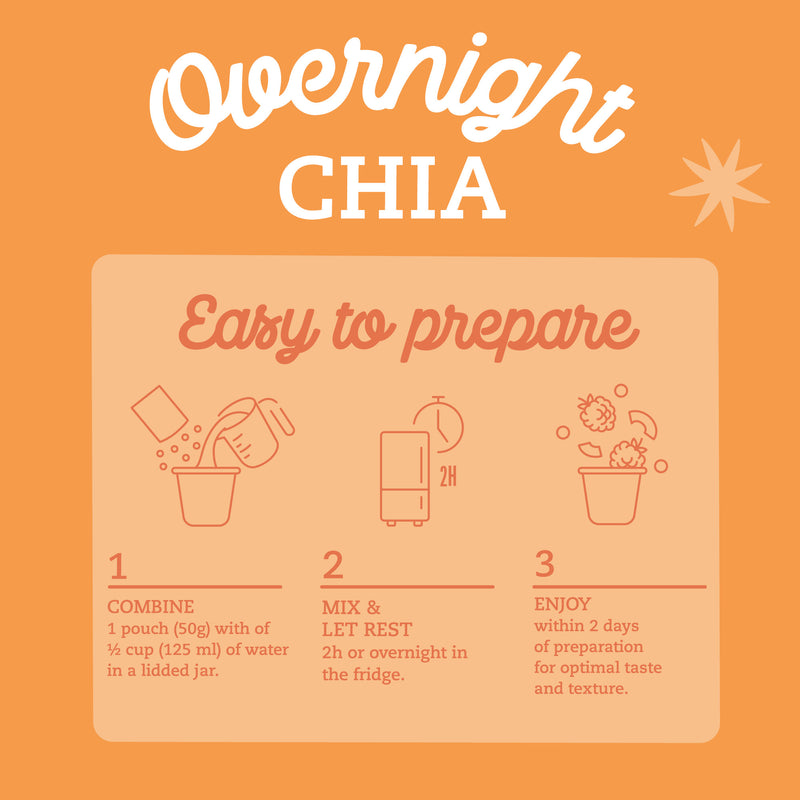 Overnight Chia - Organic Oat & Chia Mix - Apple Crumble
