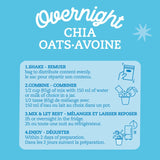 Overnight Chia-avoine biologique avec Protéines – Tourbillon Chocolaté