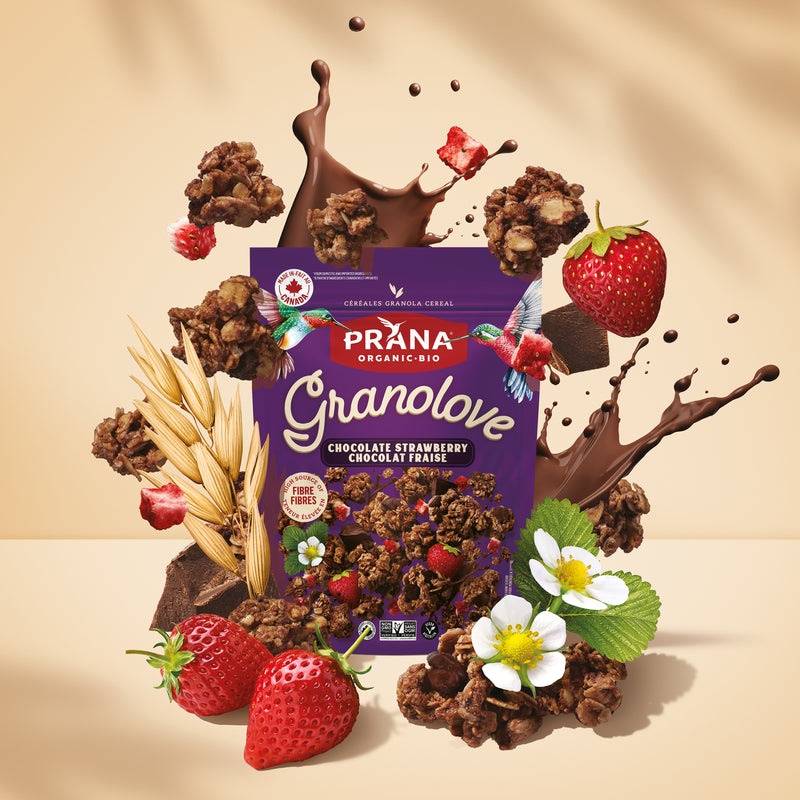 GRANOLOVE GOURMET – Choco-Strawberry Crunch Granola