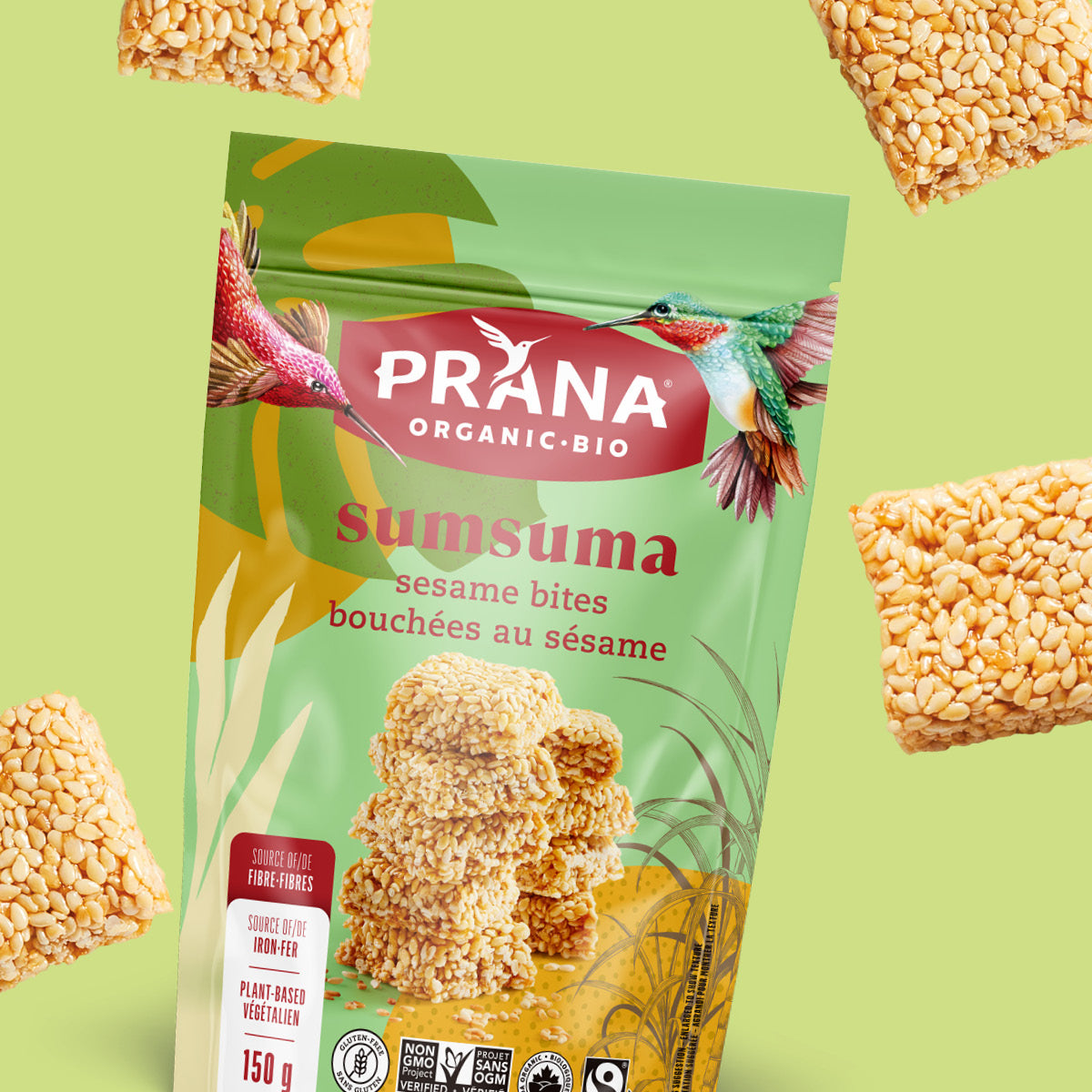 SUMSUMA - Sesame Squares – Prana Foods