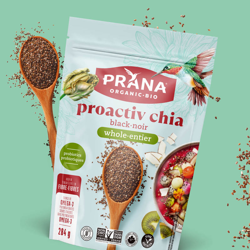 PROACTIVCHIA - Graines chia noires entières biologiques