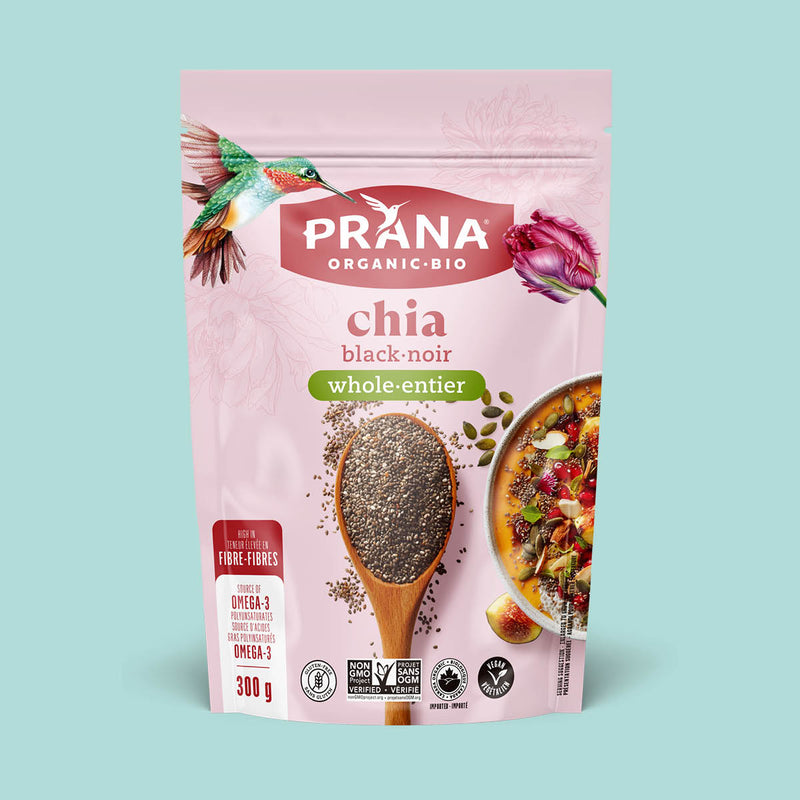 Organic Whole Black Chia Seeds