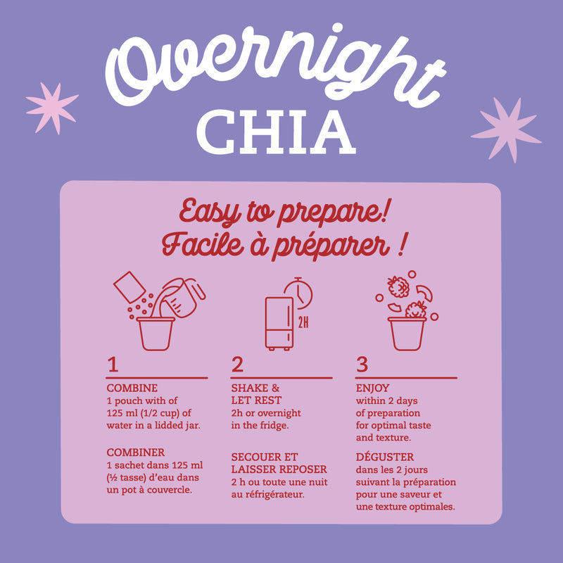 Overnight Chia - Oat & chia mix – Chocolatey dream