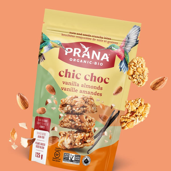 CHIC CHOC Organic Vanilla Almond Crunchy Bites