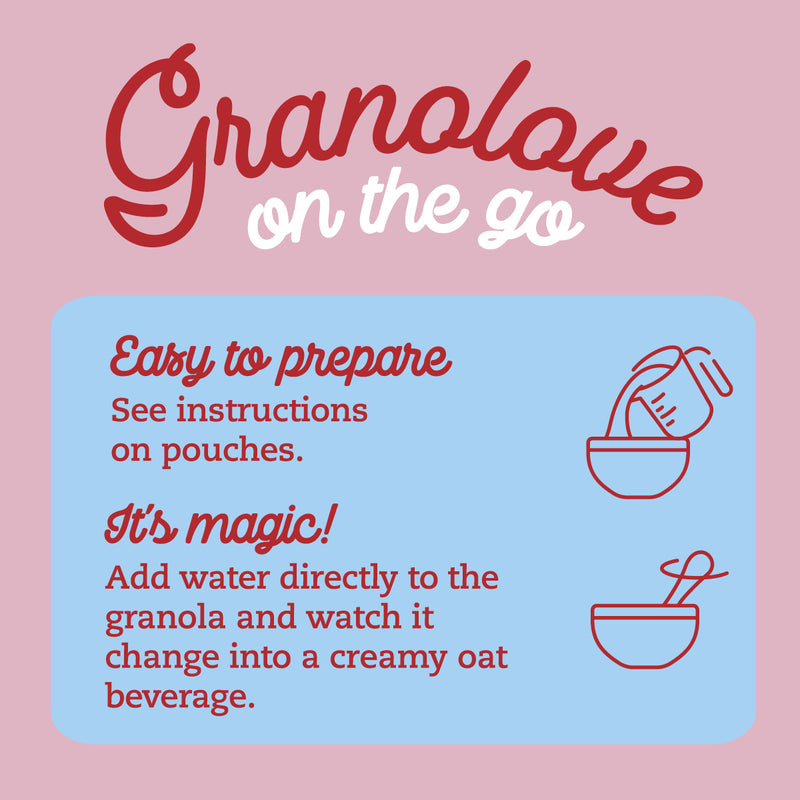 GRANOLOVE on the go – Brownie crunch organic granola