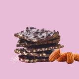 ALGARVE - Organic 62% Chocolate Bark Almonds & Sea Salt